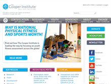 Tablet Screenshot of cooperinstitute.org
